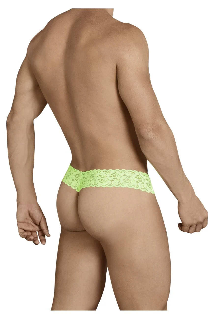 CandyMan 99370X Thongs Color Hot Green - Image 3