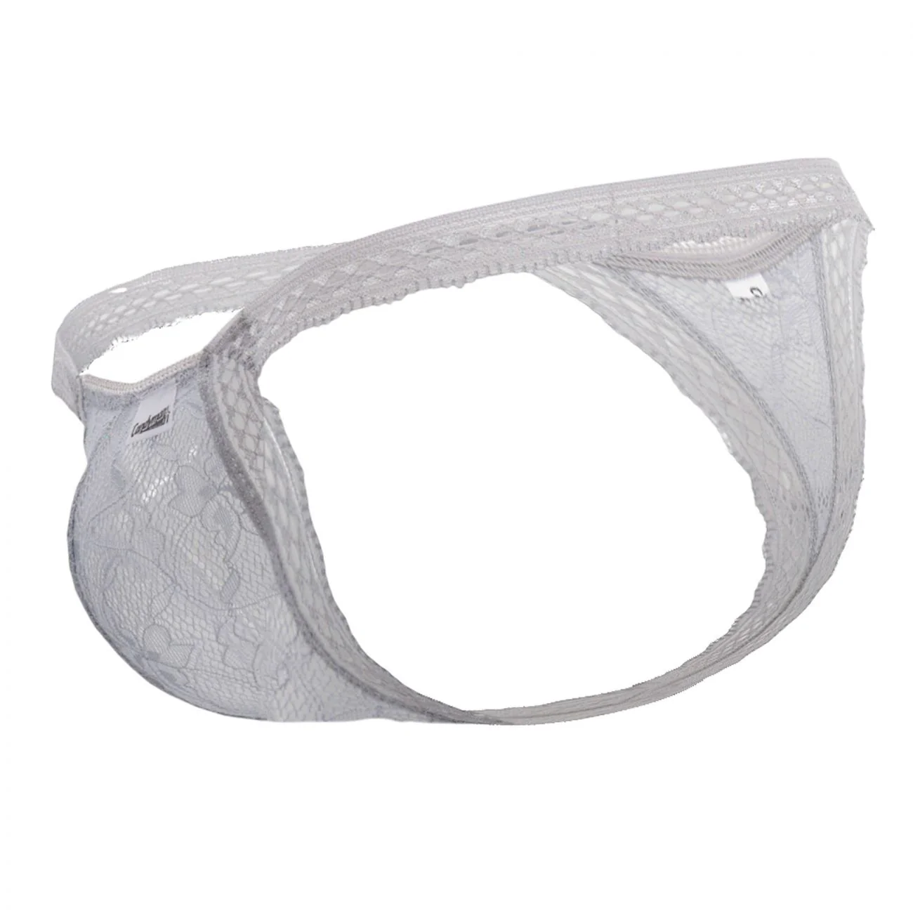 CandyMan 99420 Double Lace Thongs Color Gray - Image 6