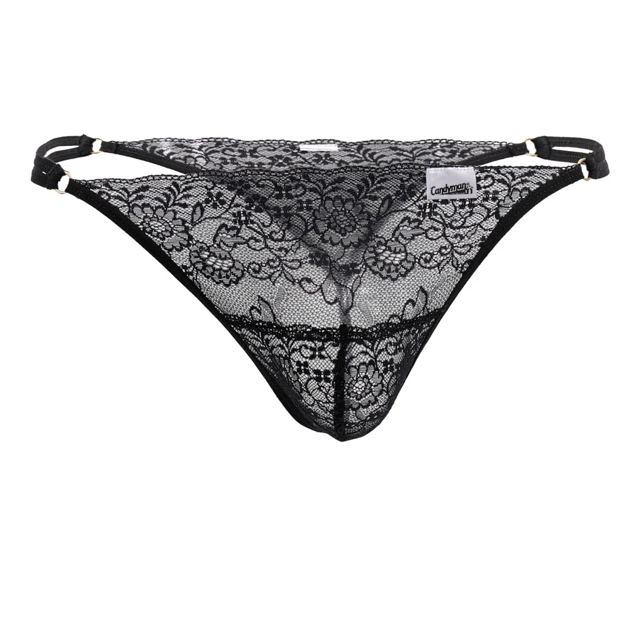 CandyMan 99421 Lace G-String Thongs Color Black - Image 5