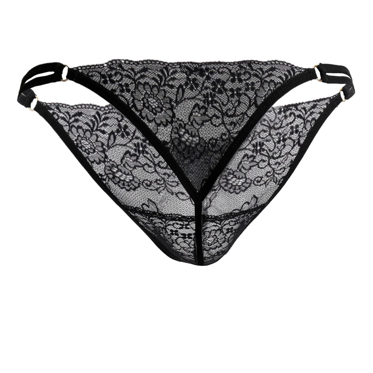 CandyMan 99421 Lace G-String Thongs Color Black - Image 7