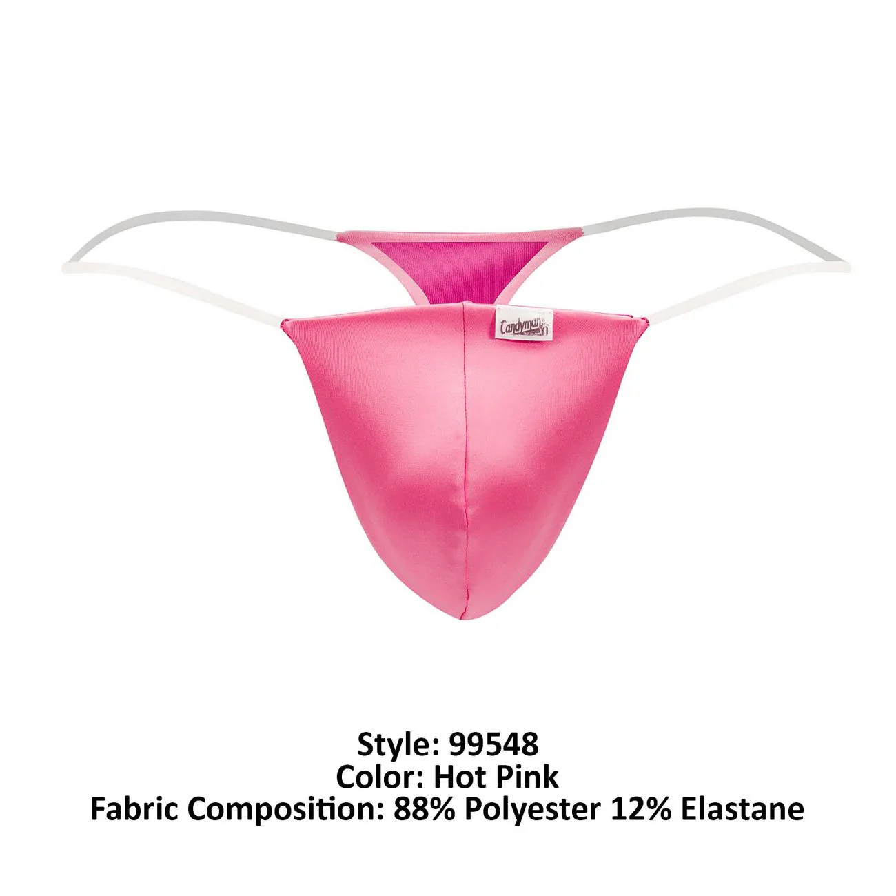 CandyMan 99548 Invisible Micro Thongs Color Hot Pink - Image 8