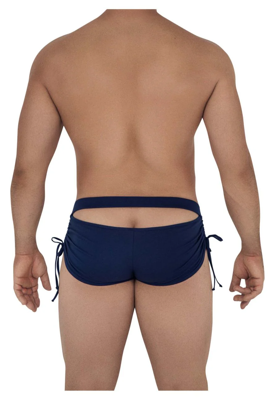 CandyMan 99602X Lounge Pajama Shorts Color Navy - Image 3