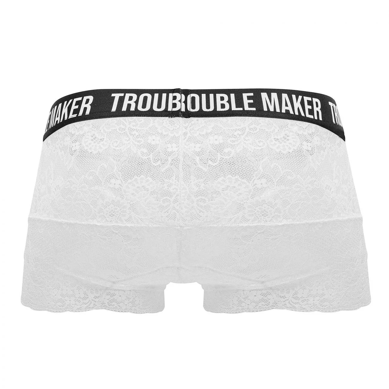 CandyMan 99616X Trouble Maker Lace Trunks Color White - Image 7