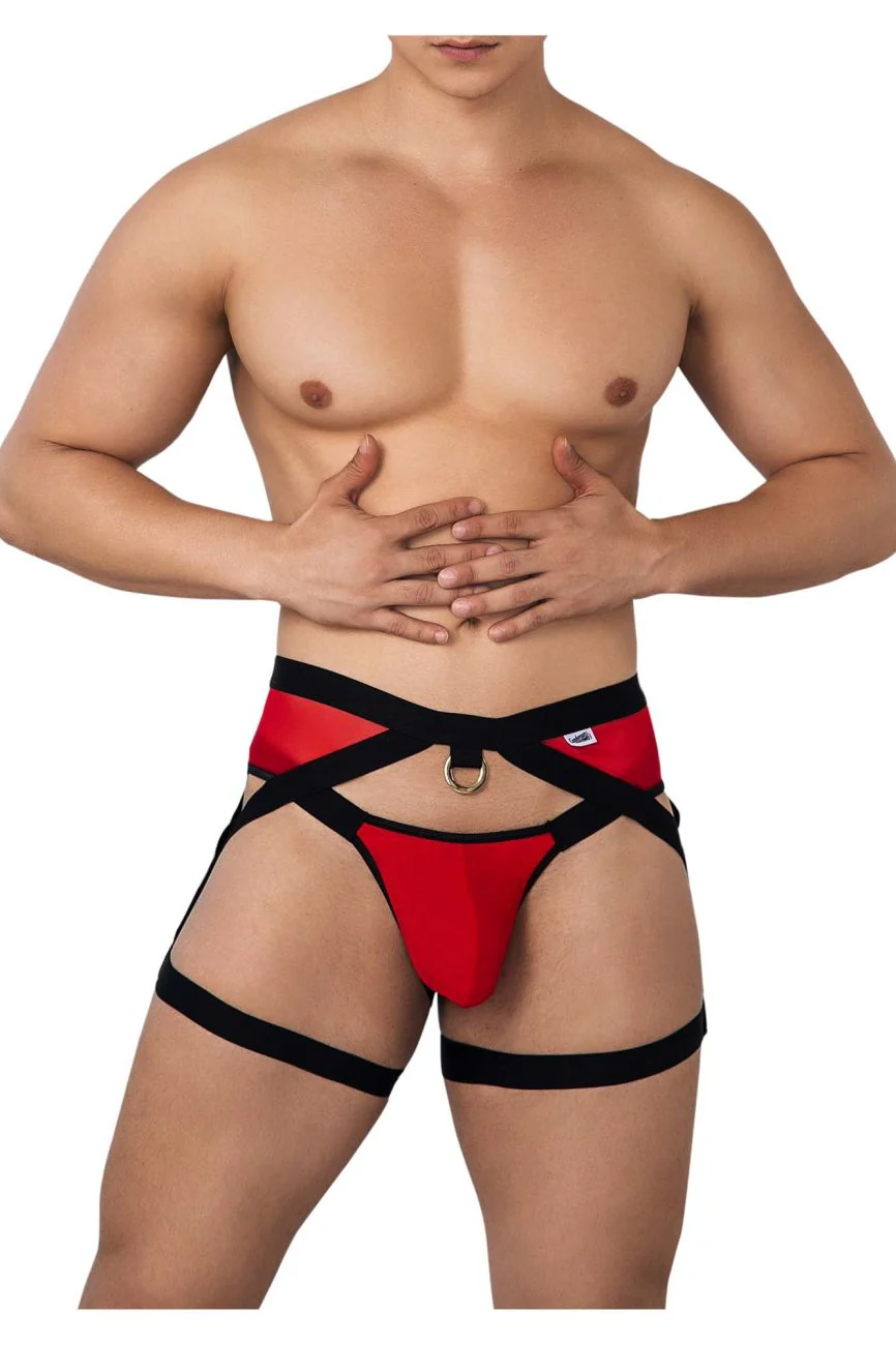 CandyMan 99623 Garter Jockstrap Color Red - Image 2