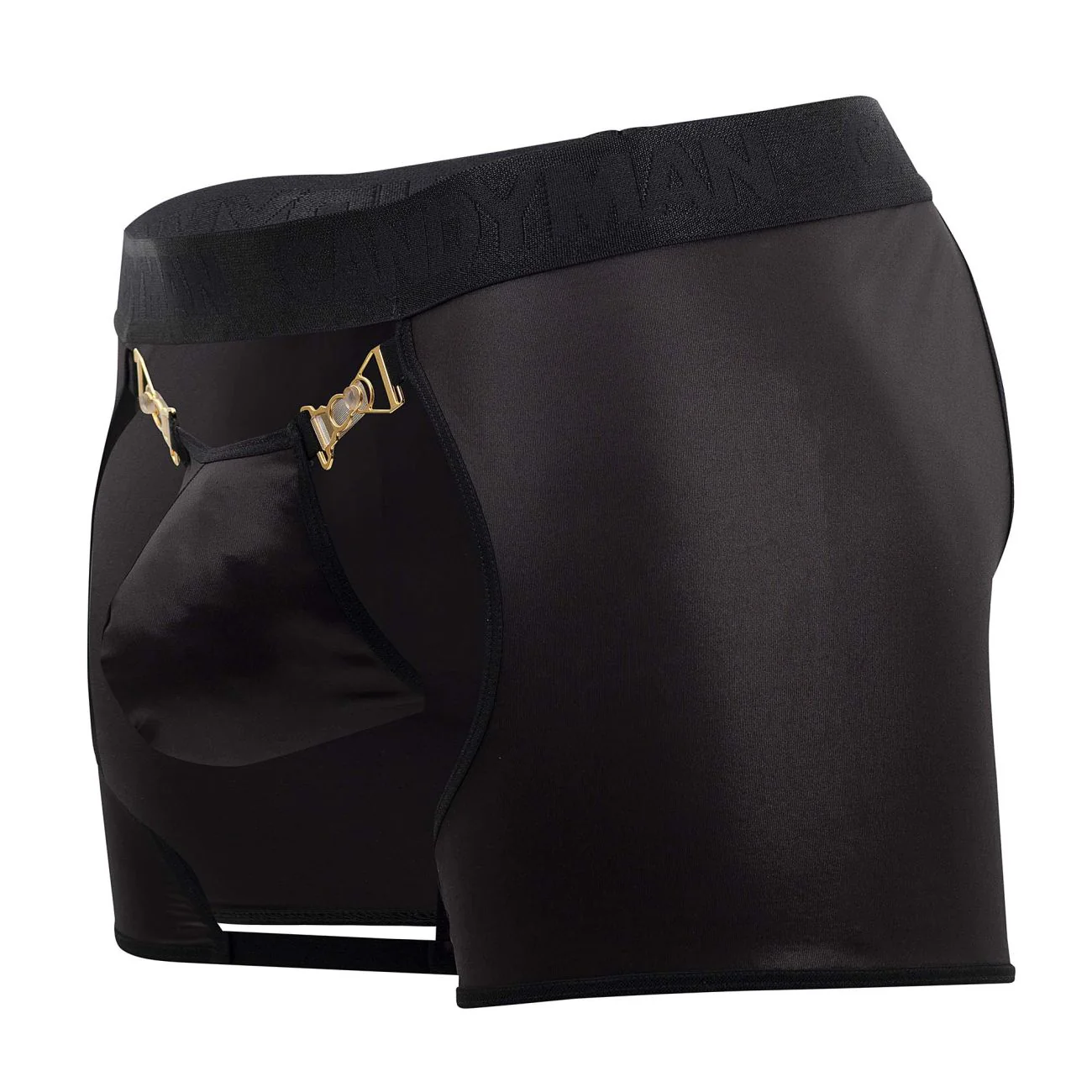 CandyMan 99637 Chaps Thongs Color Black - Image 6