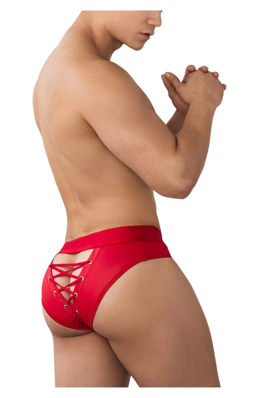 CandyMan 99641 Shorty Briefs Color Red - Image 3