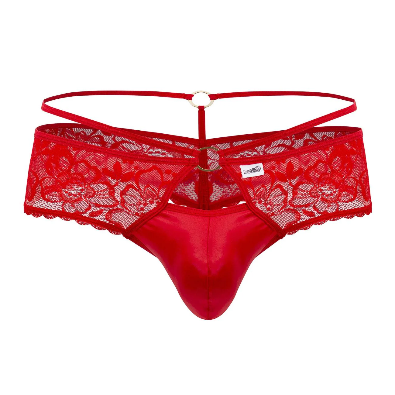 CandyMan 99647 Lace Thongs Color Red - Image 5