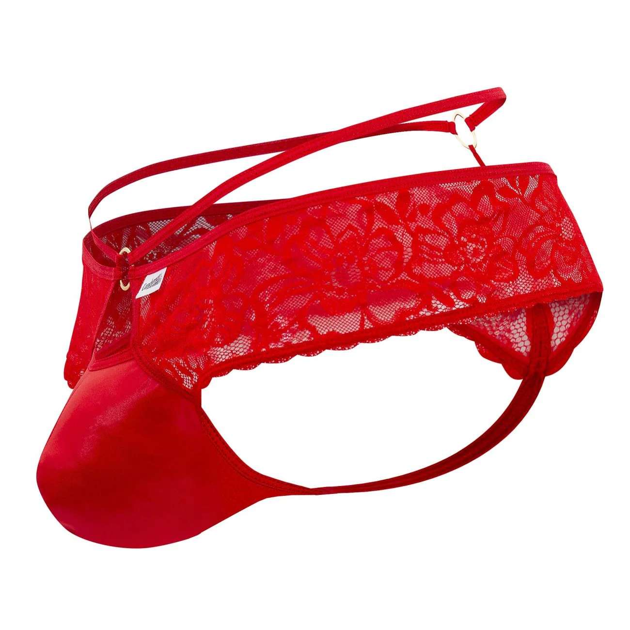 CandyMan 99647 Lace Thongs Color Red - Image 6