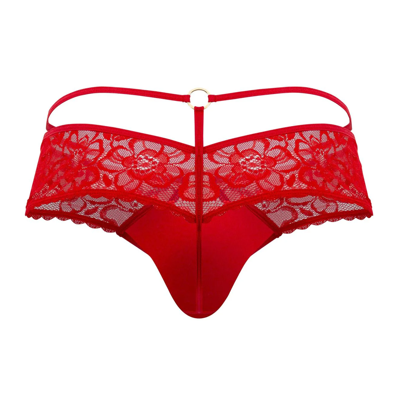 CandyMan 99647 Lace Thongs Color Red - Image 7