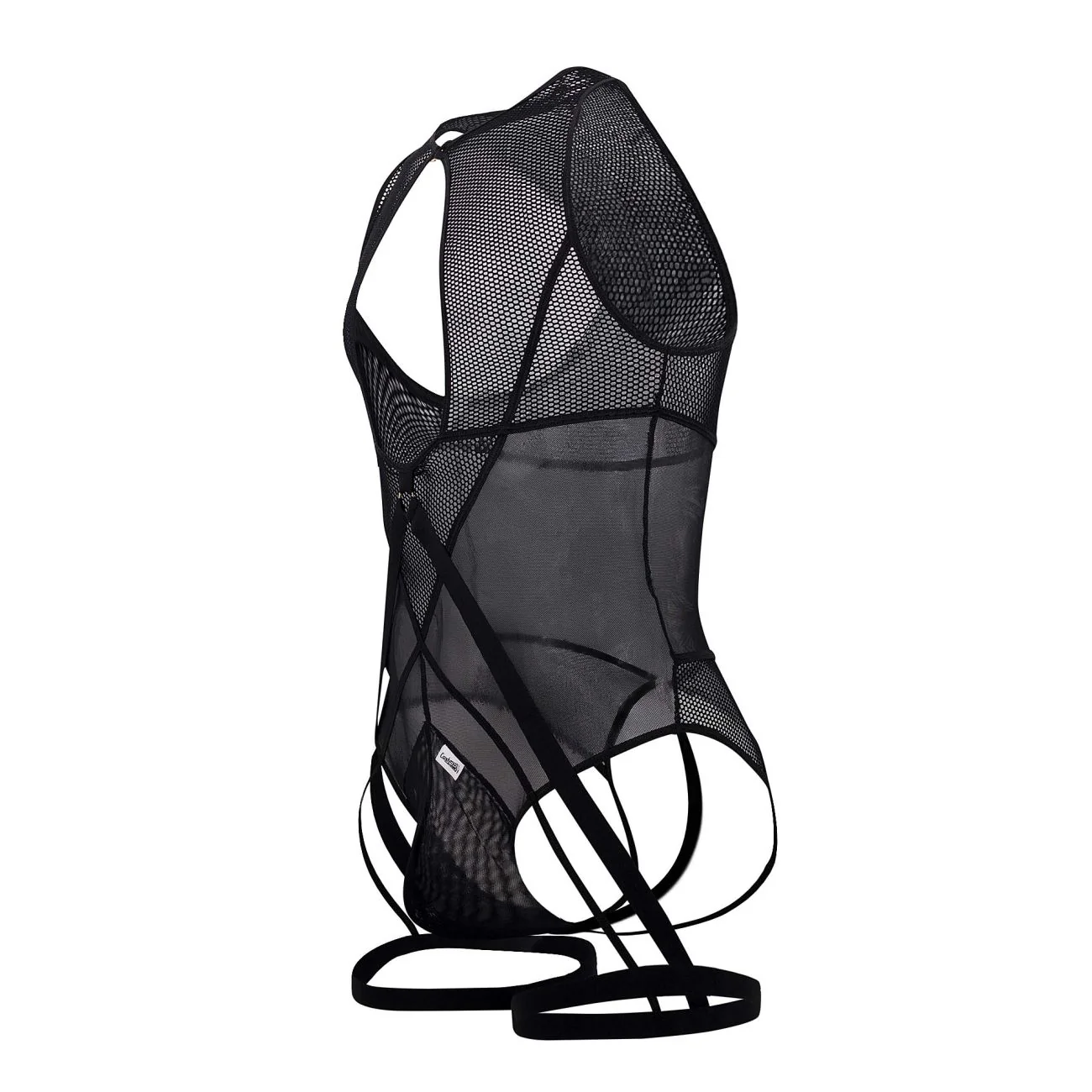 CandyMan 99650 Mesh Bodysuit Color Black - Image 6