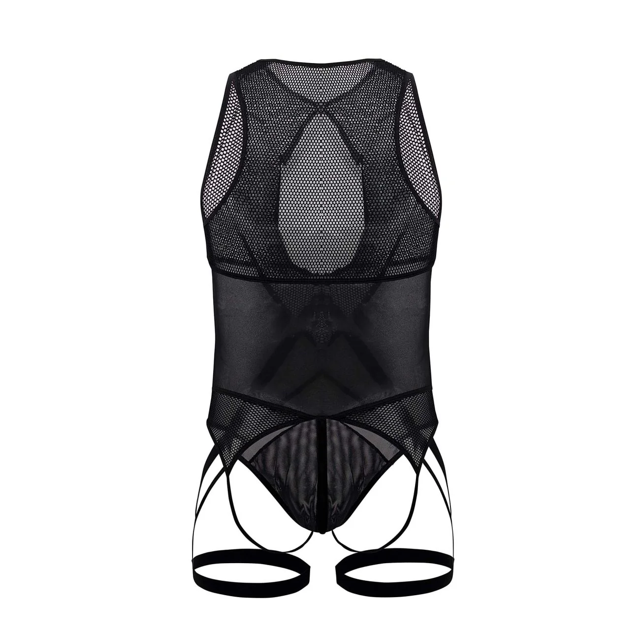 CandyMan 99650 Mesh Bodysuit Color Black - Image 7