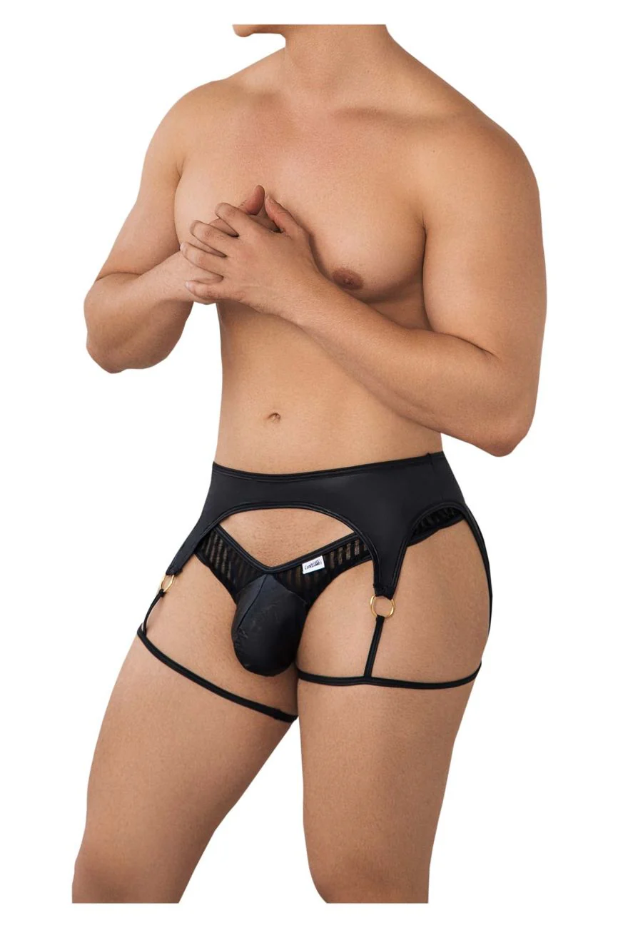 CandyMan 99655 Garter Thongs Color Black - Image 4