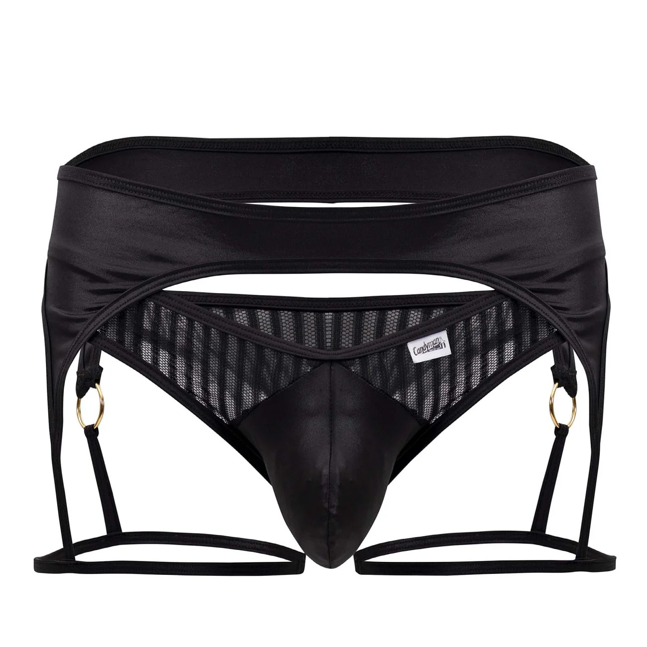CandyMan 99655 Garter Thongs Color Black - Image 5