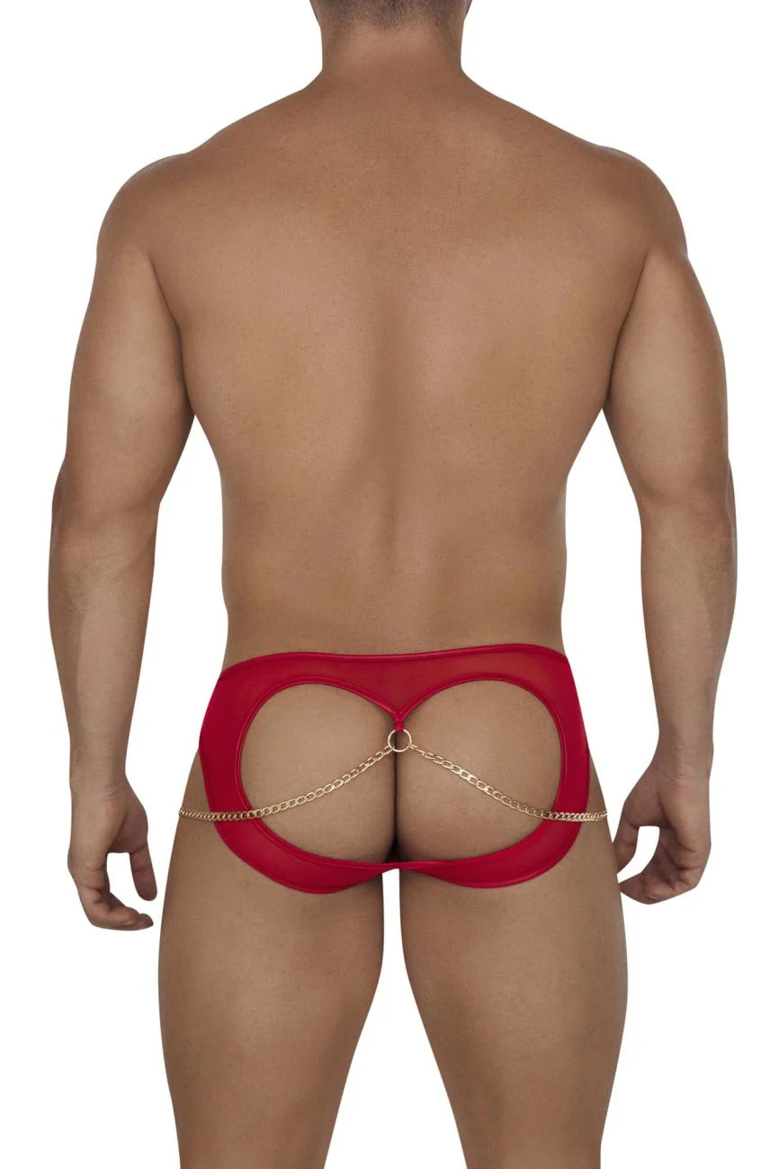 CandyMan 99672X Chain Jock Briefs Color Red - Image 3