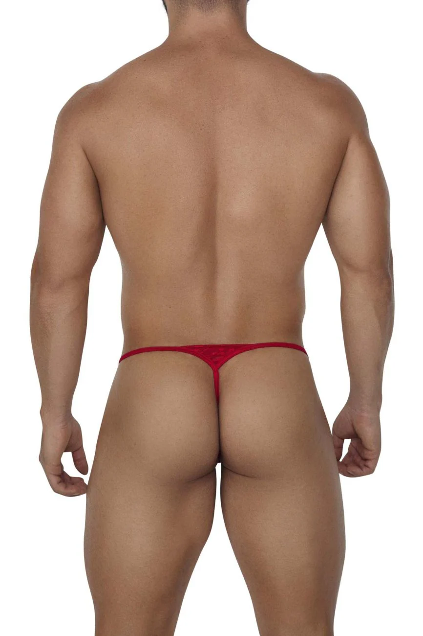 CandyMan 99685 Lace Thongs Color Red - Image 3