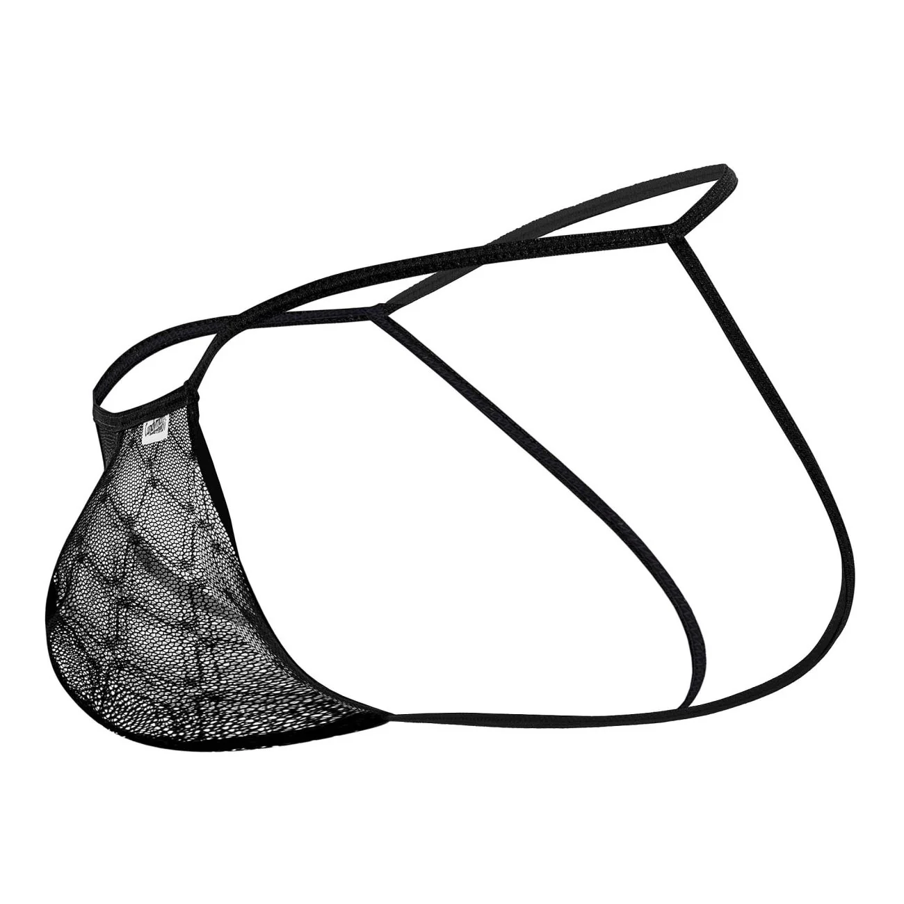 CandyMan 99709 Micro Lace Jockstrap Color Black - Image 6