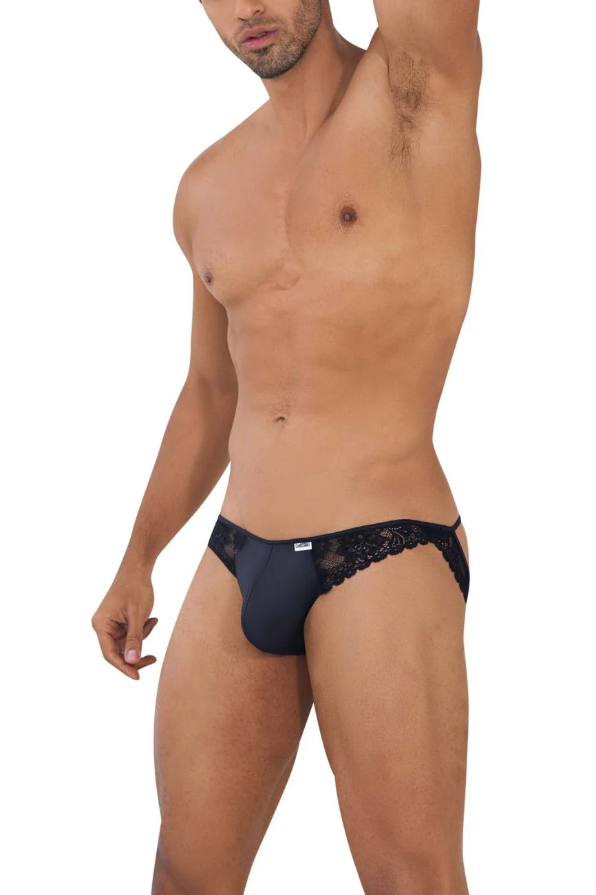 CandyMan 99721 Lace Jockstrap Color Black - Image 4