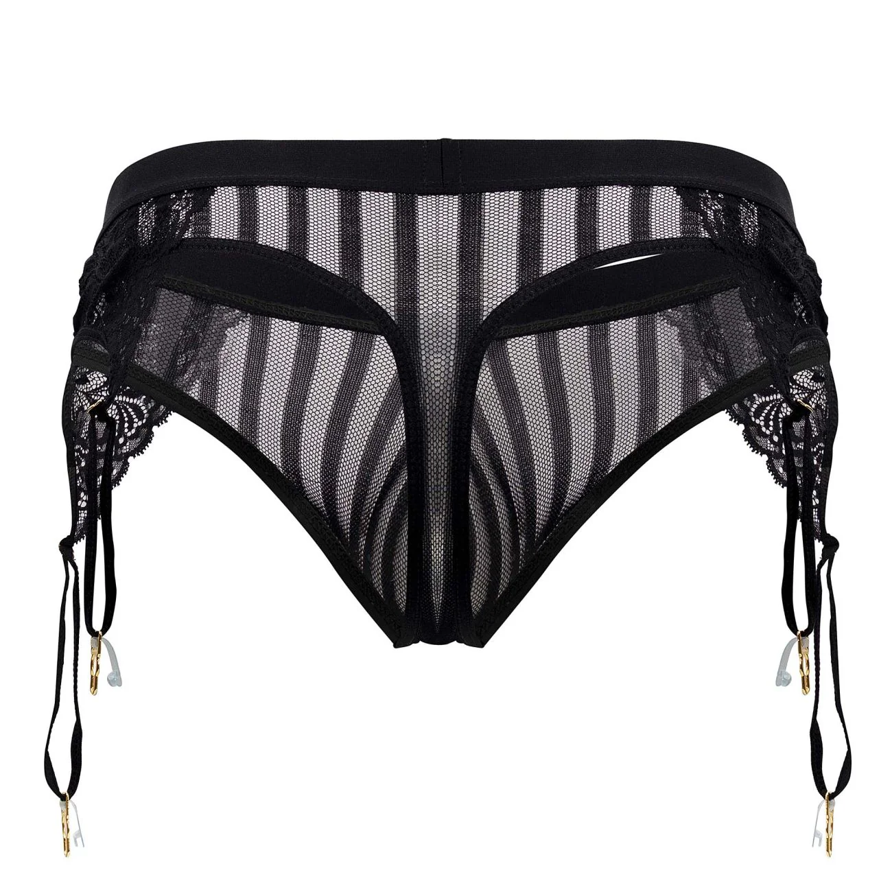 CandyMan 99766 Garter Thongs Color Black - Image 7