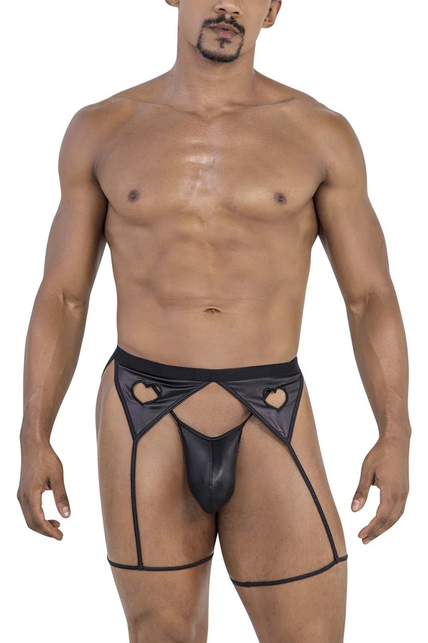 CandyMan 99785 Garter Outfit Color Black - Image 2