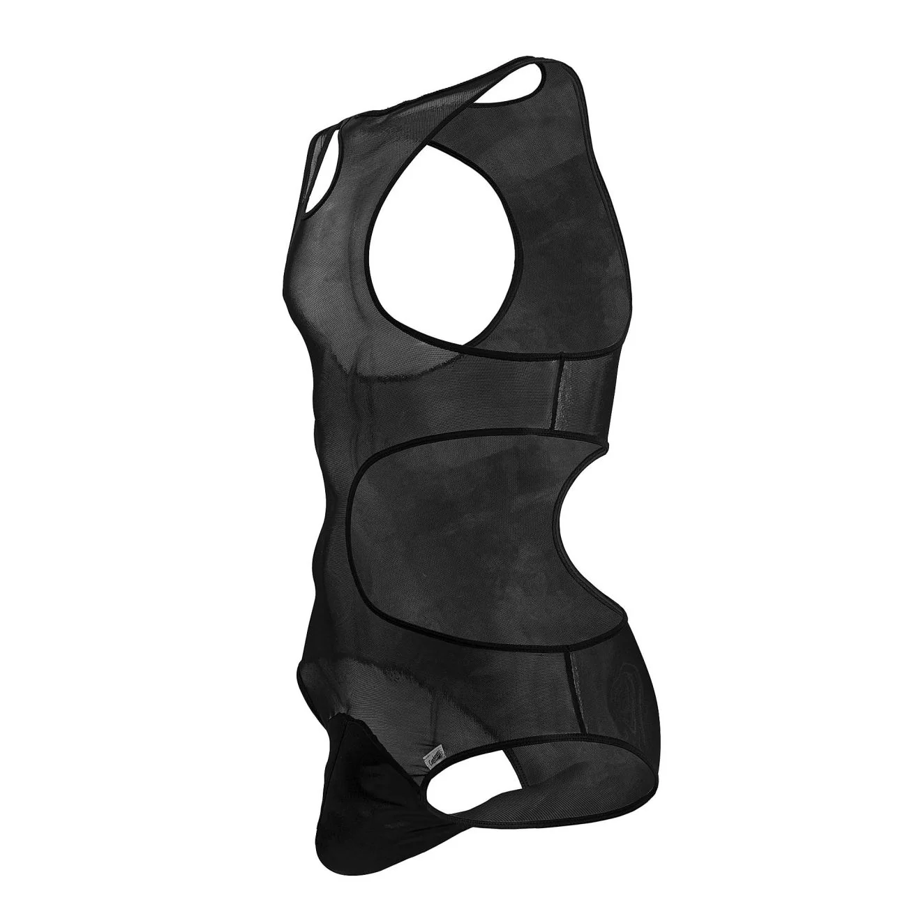 CandyMan 99788 Mesh Bodysuit Color Black - Image 6