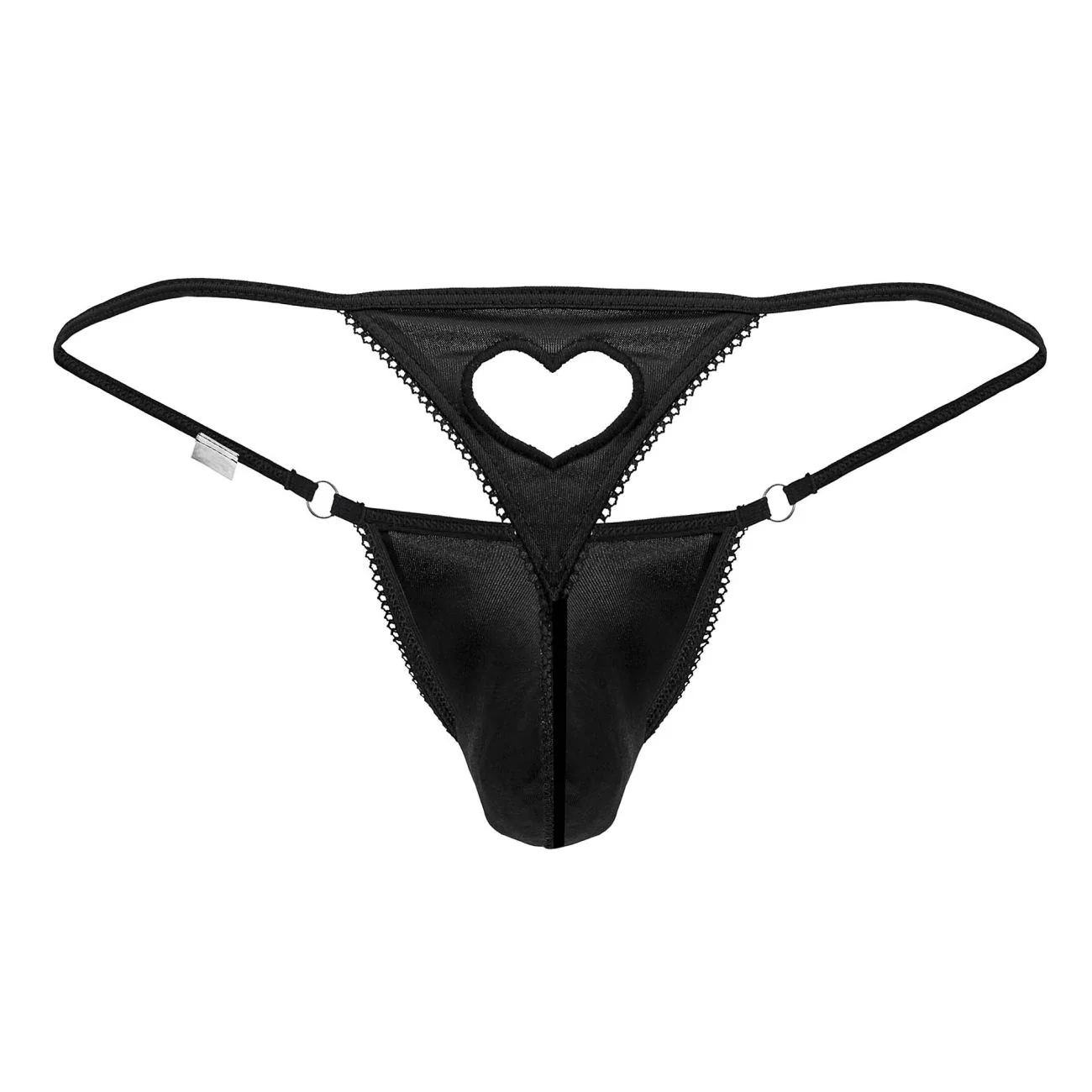 CandyMan 99789 Heart Thongs Color Black - Image 7