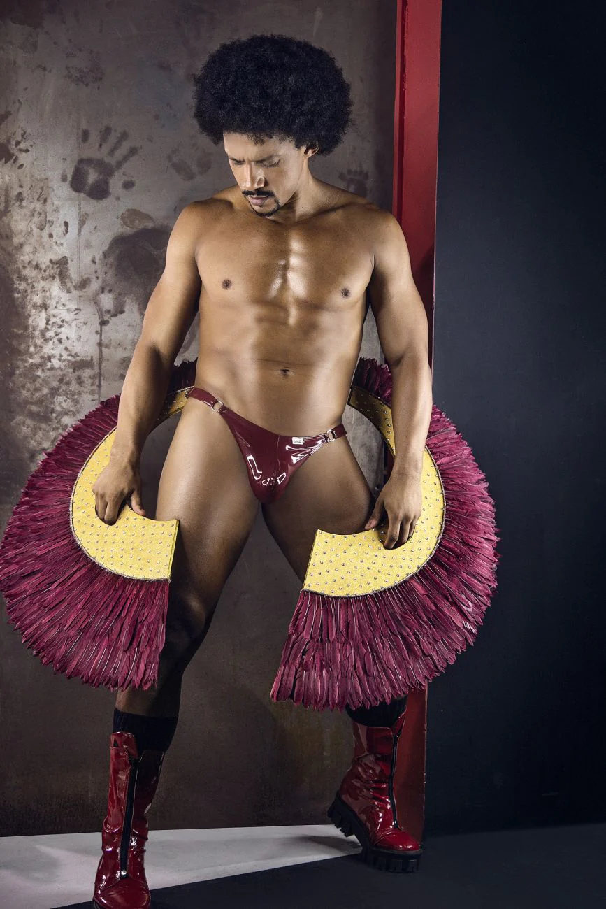 CandyMan 99819 Dom Thongs Color Gloss Wine - Image 10