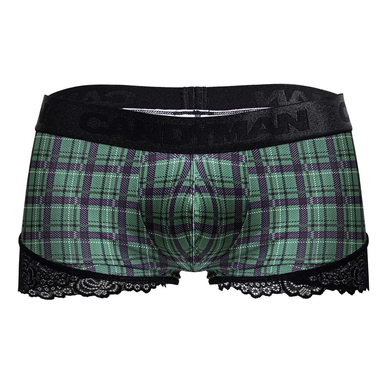 CandyMan 99821 Back to School Trunks Color Green Plaid - Image 5
