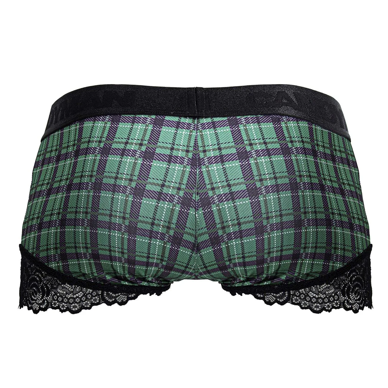 CandyMan 99821 Back to School Trunks Color Green Plaid - Image 7