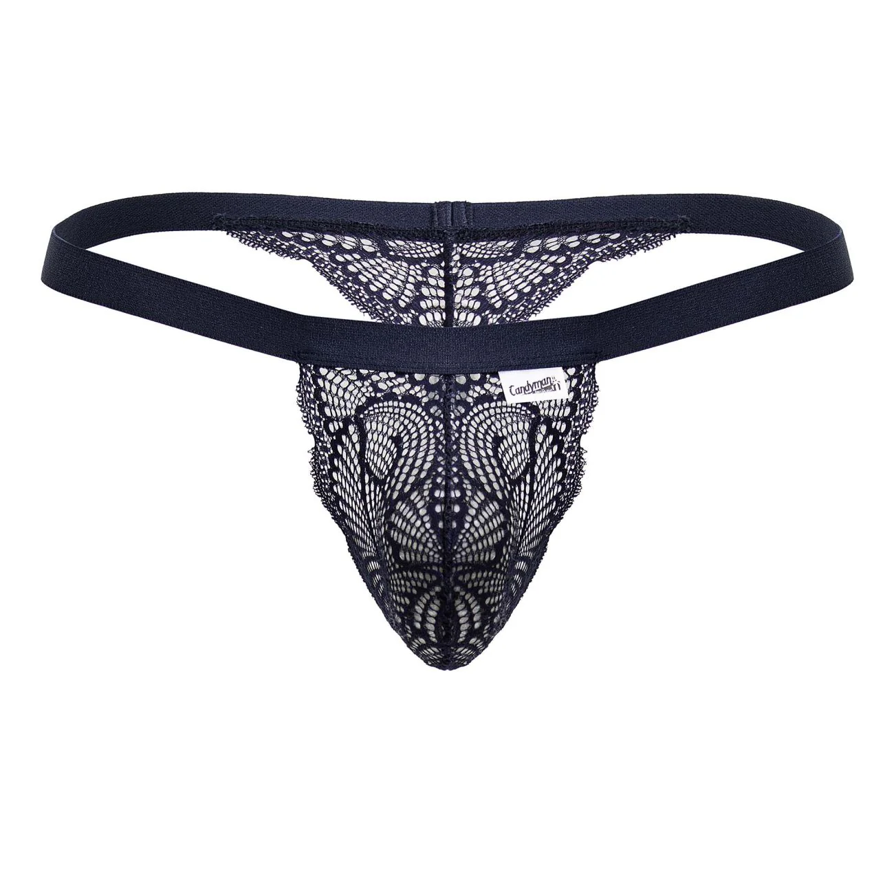 CandyMan 99823 Lace Thongs Color Blue - Image 5