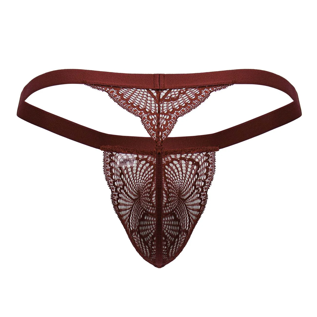 CandyMan 99823 Lace Thongs Color Wine - Image 7