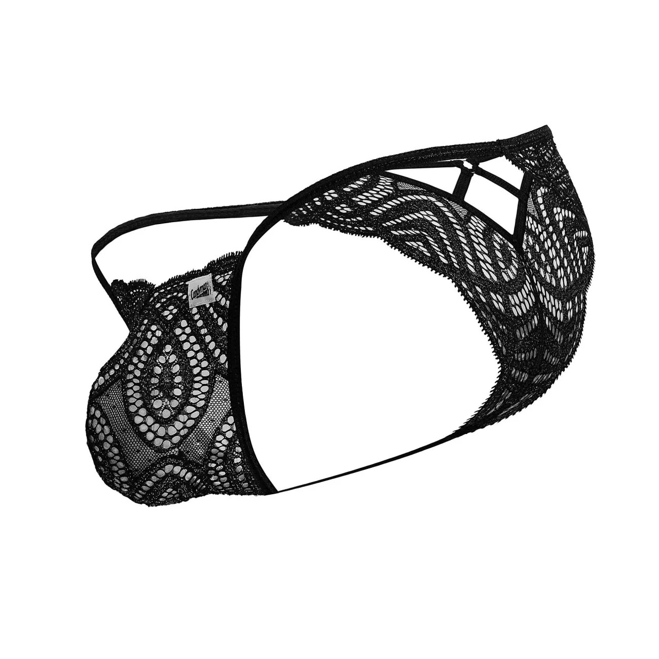 CandyMan 99829 Lace Thongs Color Black - Image 6