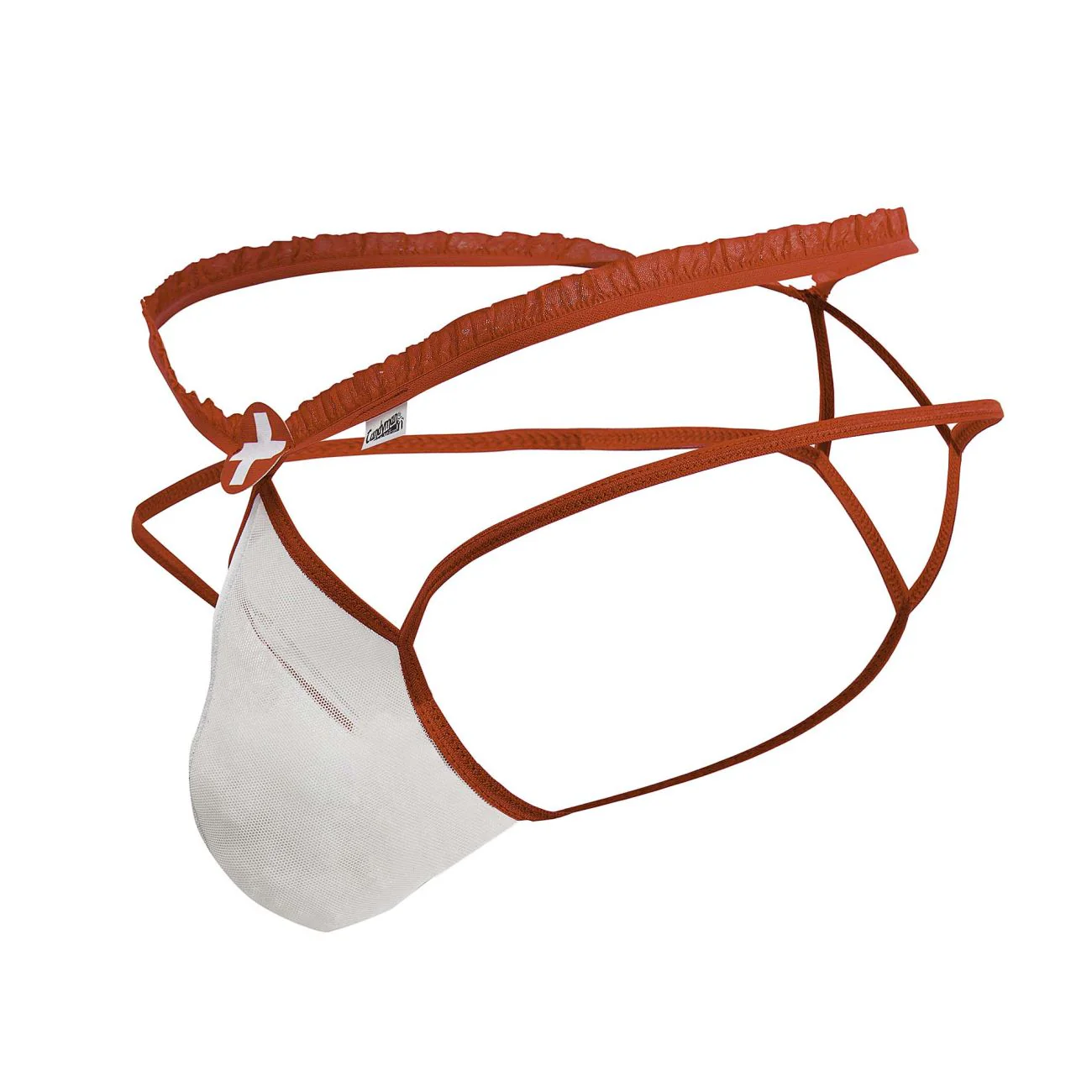 CandyMan 99833 Murse Thongs Color Red-White - Image 6