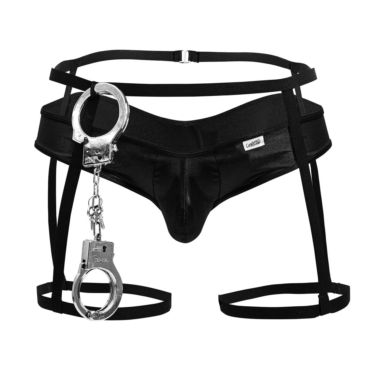 CandyMan 99835 Police Outfit Color Black - Image 5