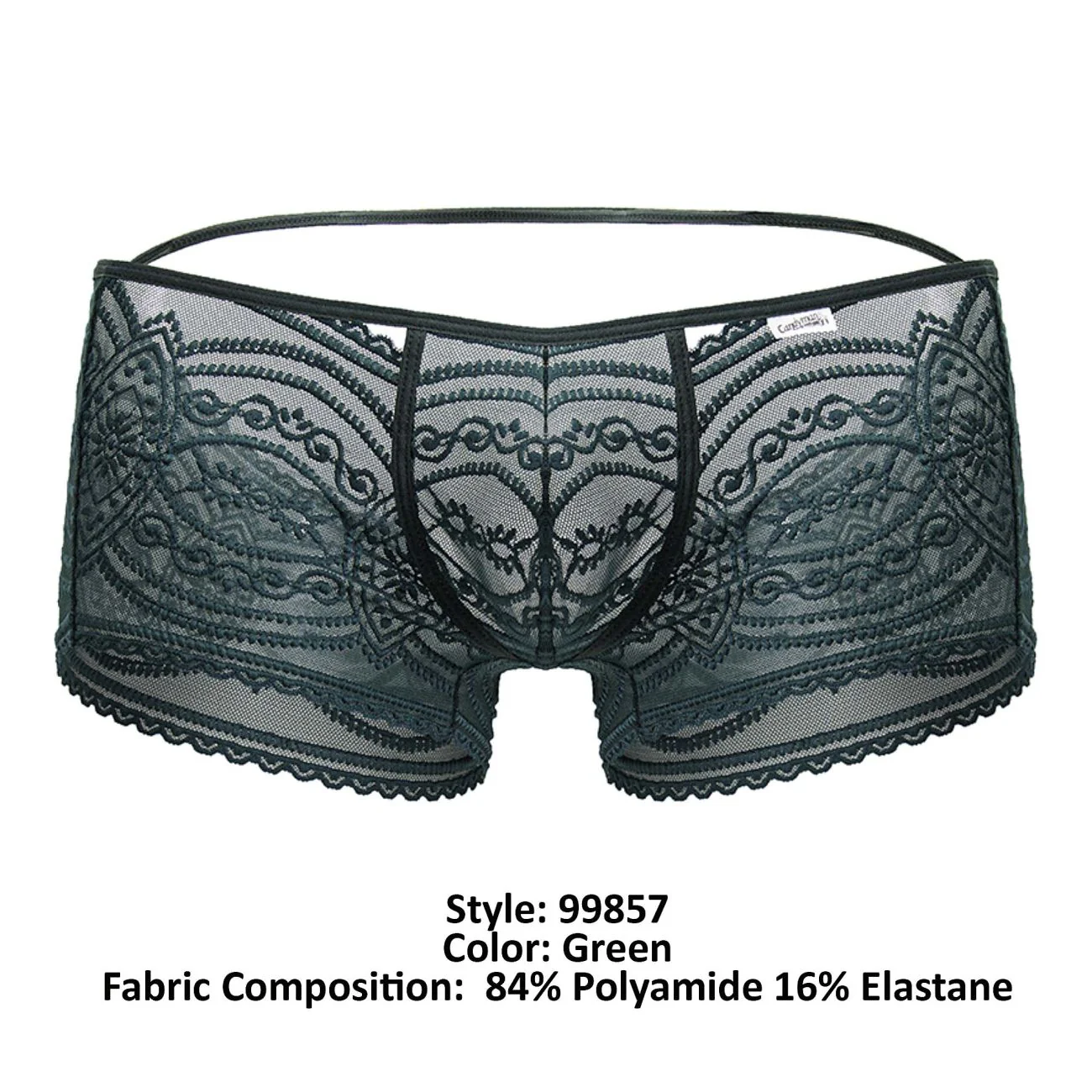 CandyMan 99857 Lace Trunks Color Green - Image 8