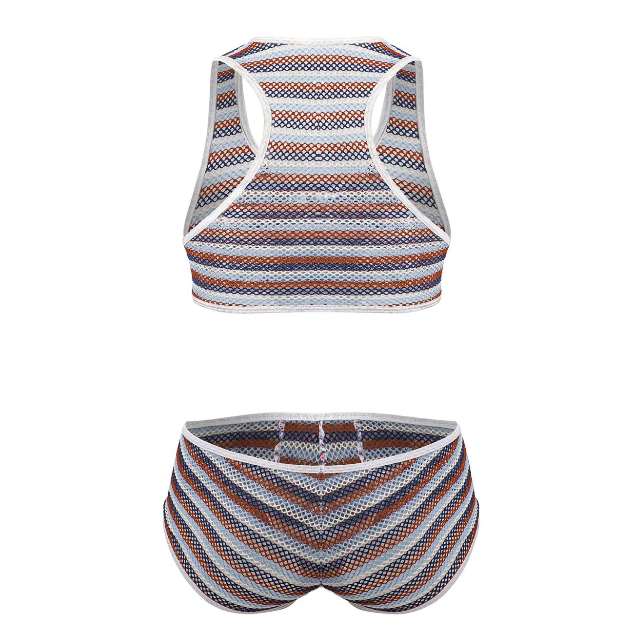 CandyMan 99859 Two Piece Outfit Color Stripes - Image 7