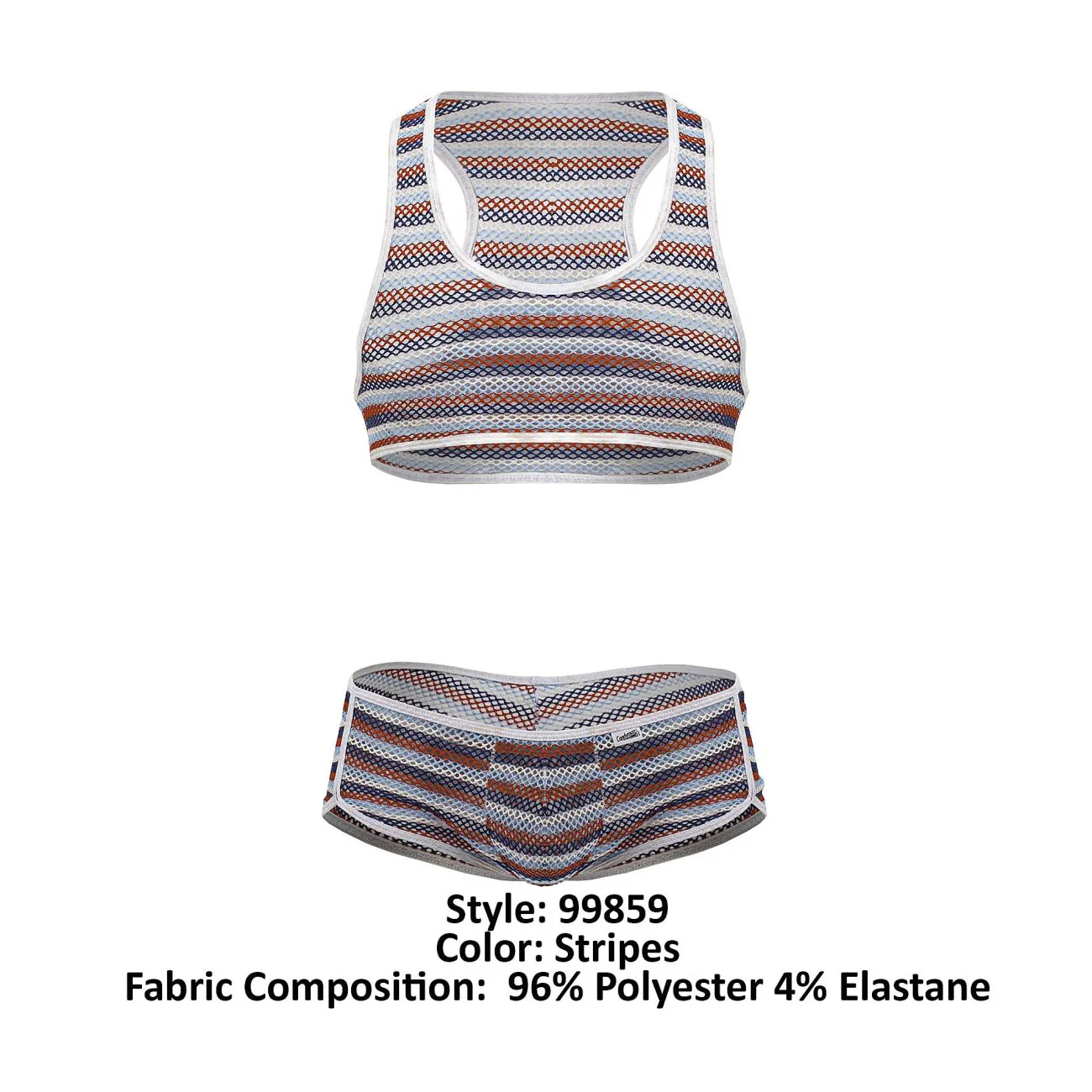 CandyMan 99859 Two Piece Outfit Color Stripes - Image 8