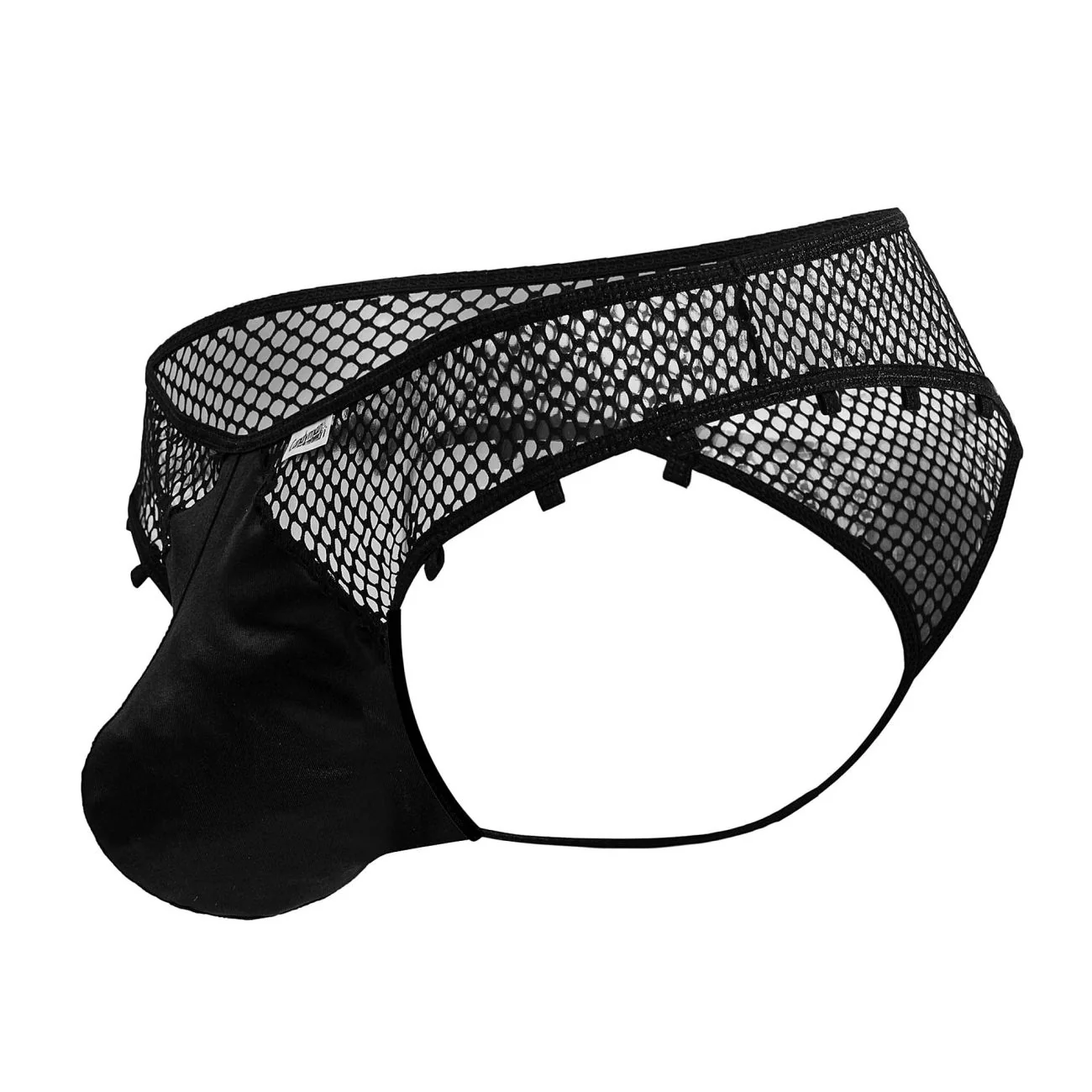 CandyMan 99860 Fishnet Thongs Color Black - Image 6