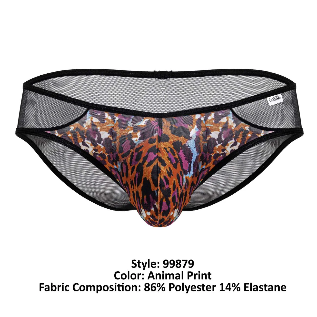 CandyMan 99879 Leopard Briefs Color Animal Print - Image 8