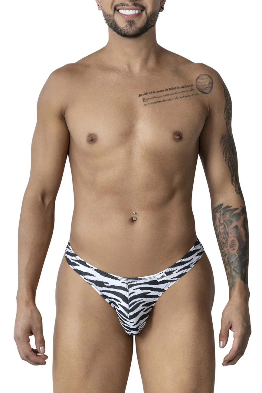 CandyMan 99882 Zebra Thongs Color Zebra Print - Image 2