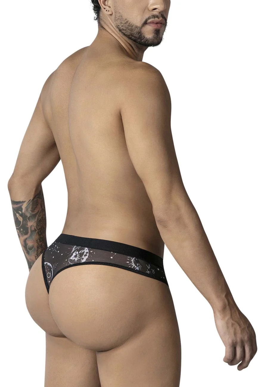 CandyMan 99885 Sun Moon Thongs Color Black-White - Image 3