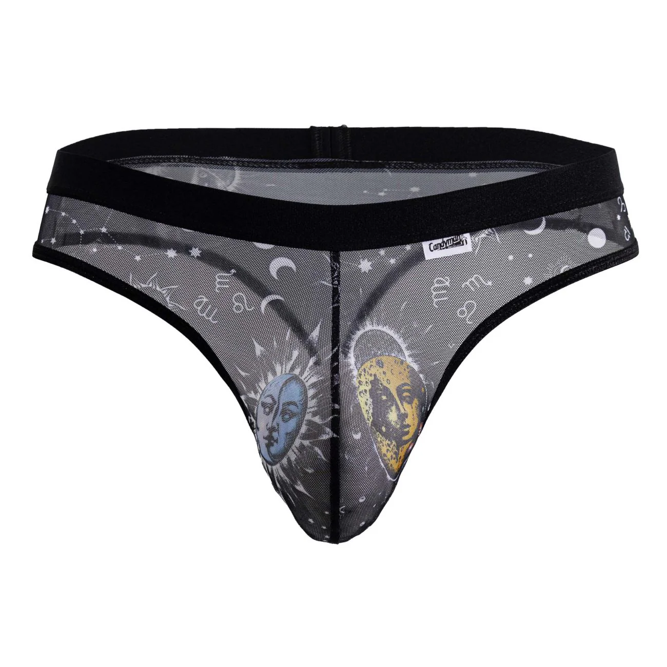 CandyMan 99885 Sun Moon Thongs Color Black-White - Image 5
