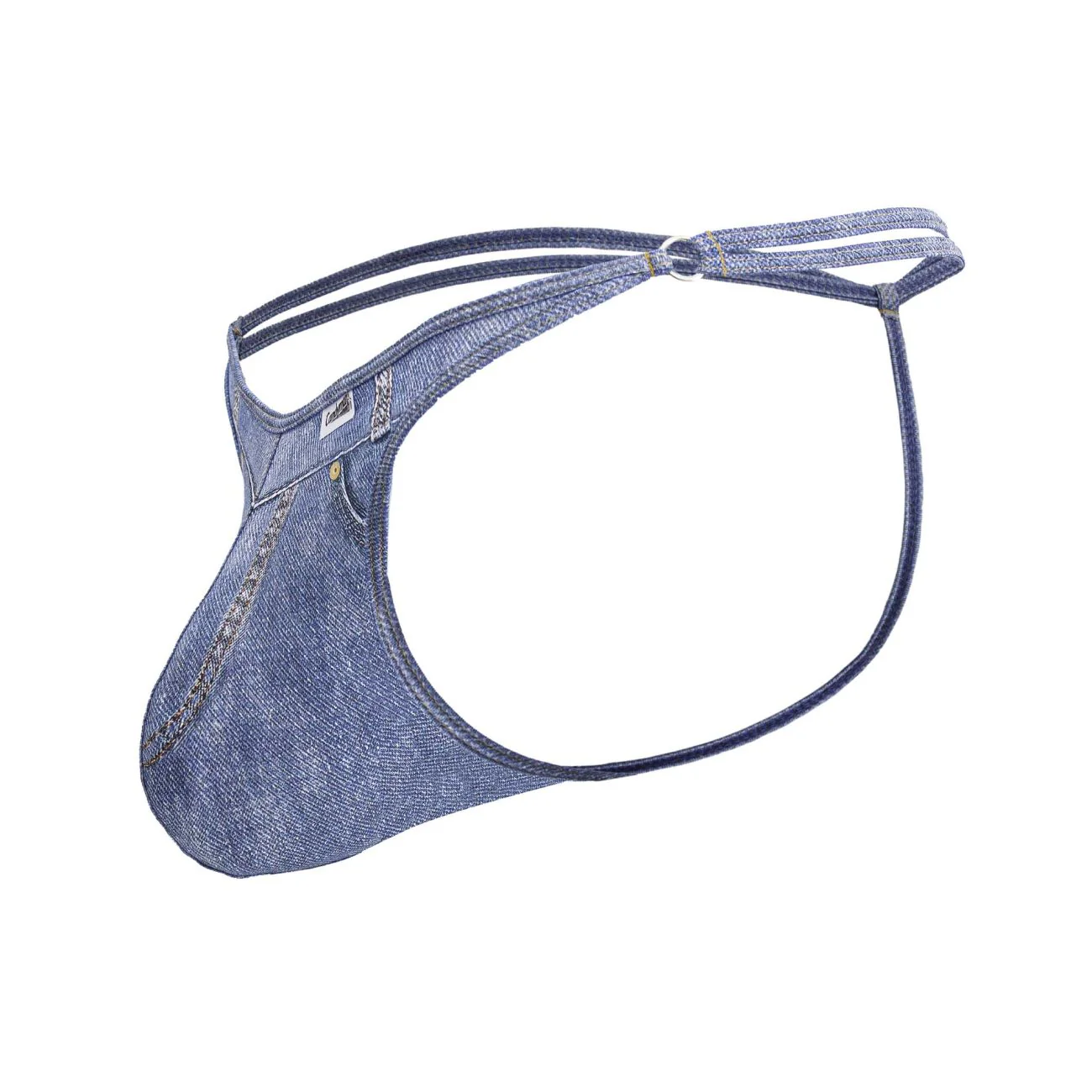 CandyMan 99899 Cowboy Thongs Color Denim Blue - Image 6