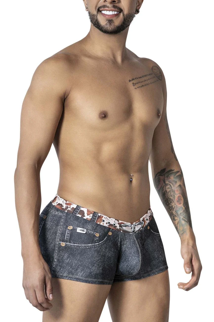 CandyMan 99904 Cowboy Trunks Color Denim Black - Image 4