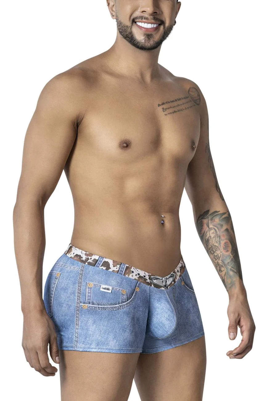 CandyMan 99904 Cowboy Trunks Color Denim Blue - Image 4
