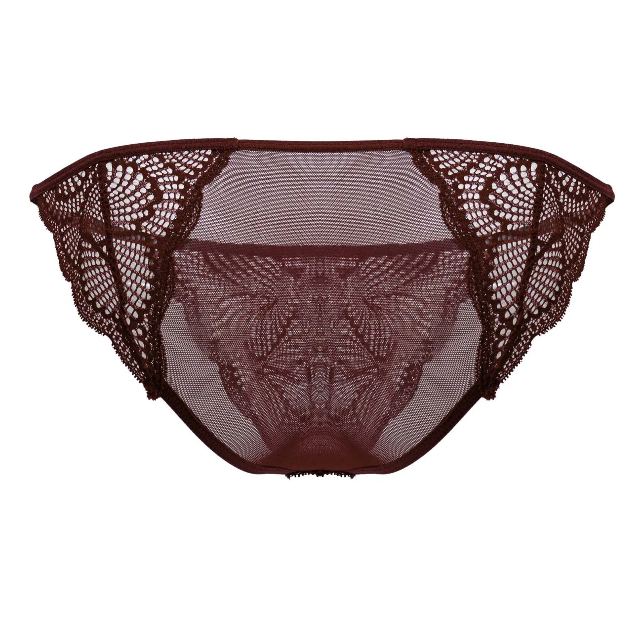 CandyMan 99914 Lace Briefs Color Burgundy - Image 7