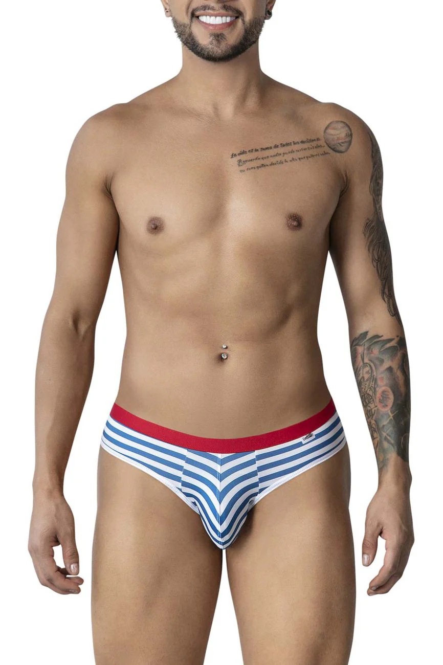 CandyMan 99918 Sailor Briefs Color Blue-White - Image 2