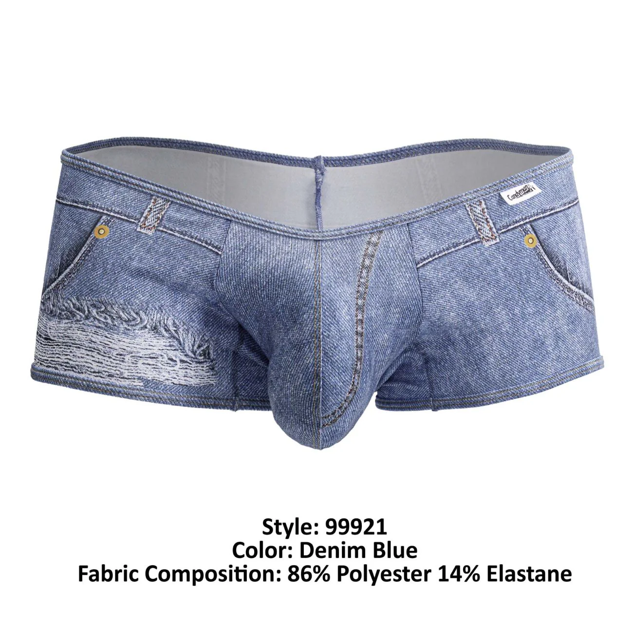 CandyMan 99921 Cowboy Trunks Color Denim Blue - Image 8