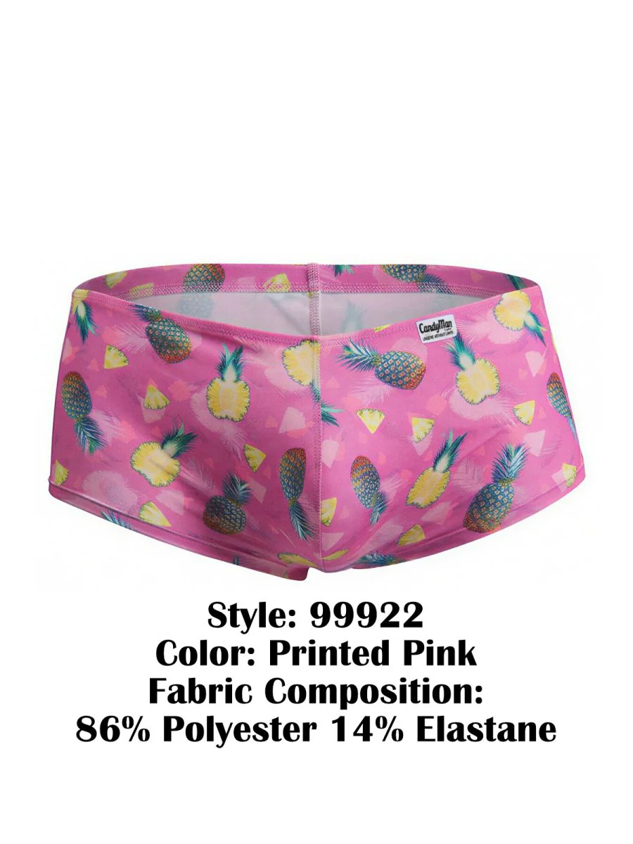 CandyMan 99922 Trunks Color Printed Pink - Image 8
