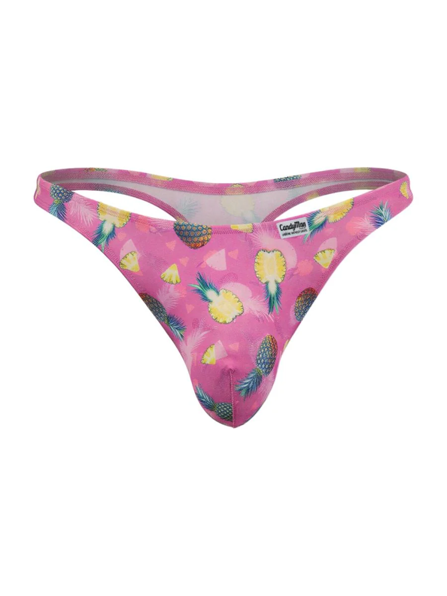 CandyMan 99924 Thongs Color Printed Pink - Image 5