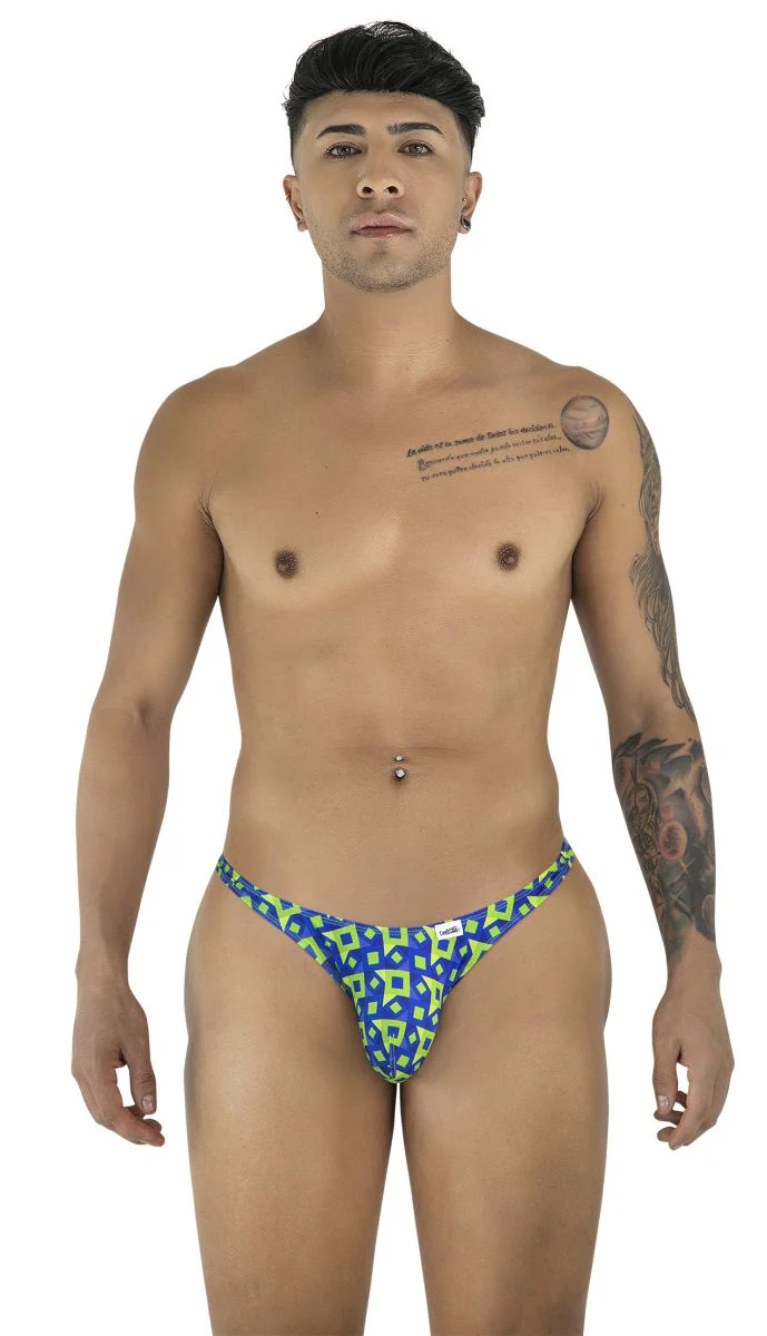 CandyMan 99924 Thongs Color Printed Navy - Image 2